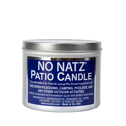 No Natz Tin Patio Candle 16 oz.