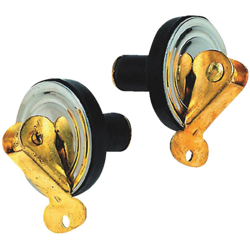 Seachoice 3/4 In. Stainless Steel Plate/Brass Can Baitwell Plug