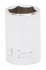 Vulcan Drive Standard Socket Metric 1/4 Drive 6-Point Chrome Vanadium Steel Chrome